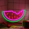 Summer Watermelon Neon Sign USB Operated Acrylic LED Neon Light Fruit Art Decorative LED Light Signs for Home Bedroom Bar Birthday Party Wedding Office Lounge Patio